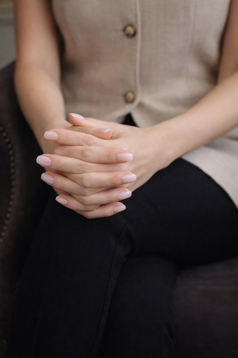 Close up of hands